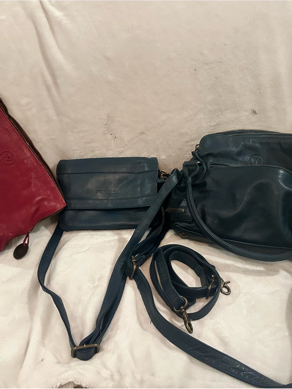 Wanderers Travel Co. leather bags - 3 pieces… Manhattan, Siena, & Milano